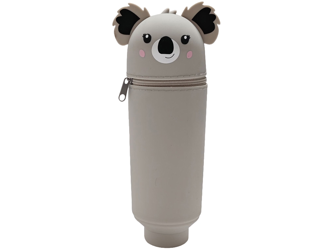 Laxiscreed Estojo De Silicone Panda Para Lápis E Material Escolar, Prático E Divertido