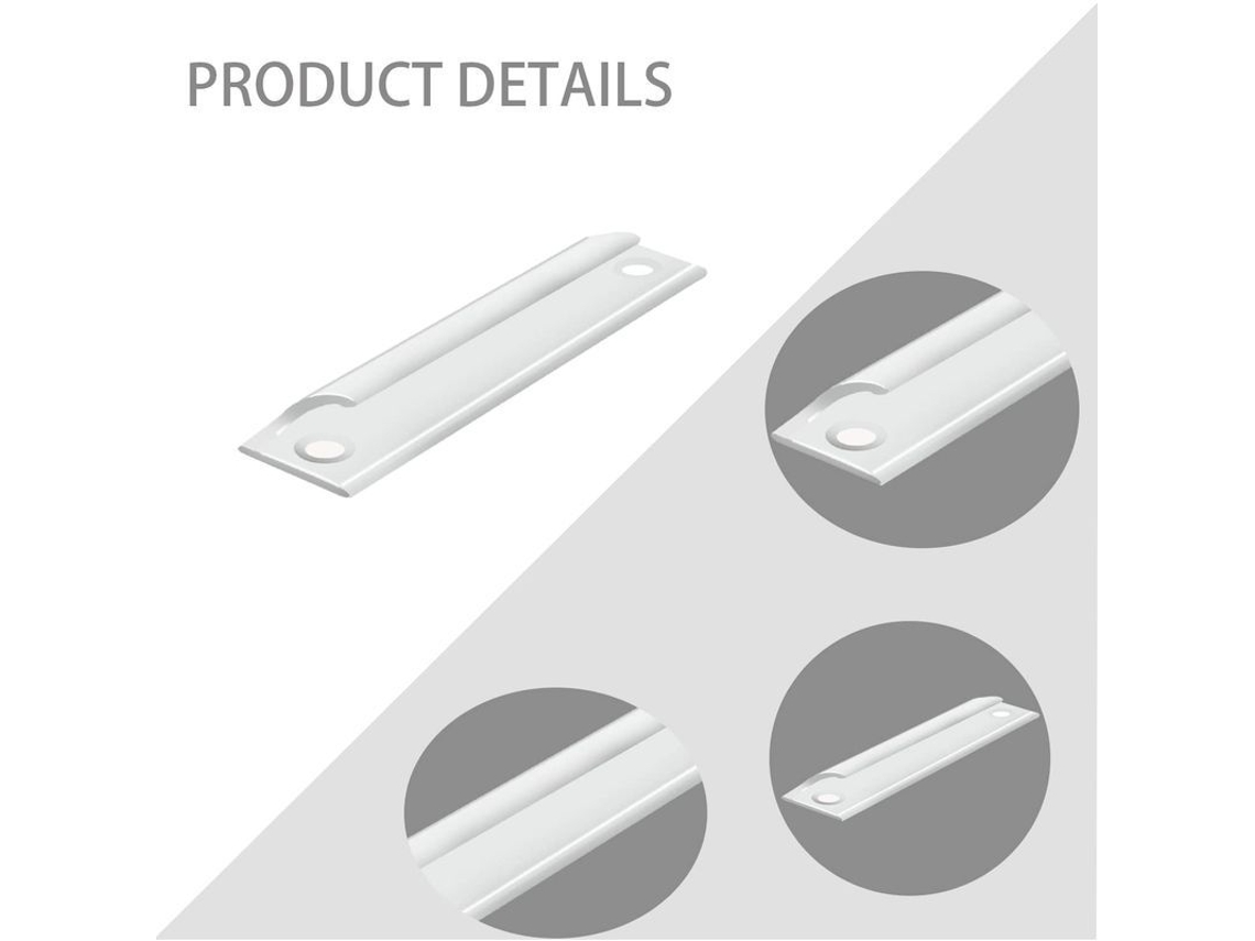 Manga De Porta Deslizante De Alumínio Para Armários De Cozinha, 2 Peças, Balcão, 9cm, 76mm