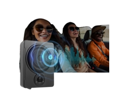 Subwoofer para carro, design Sob O Assento, desempenho de graves potente, 8''