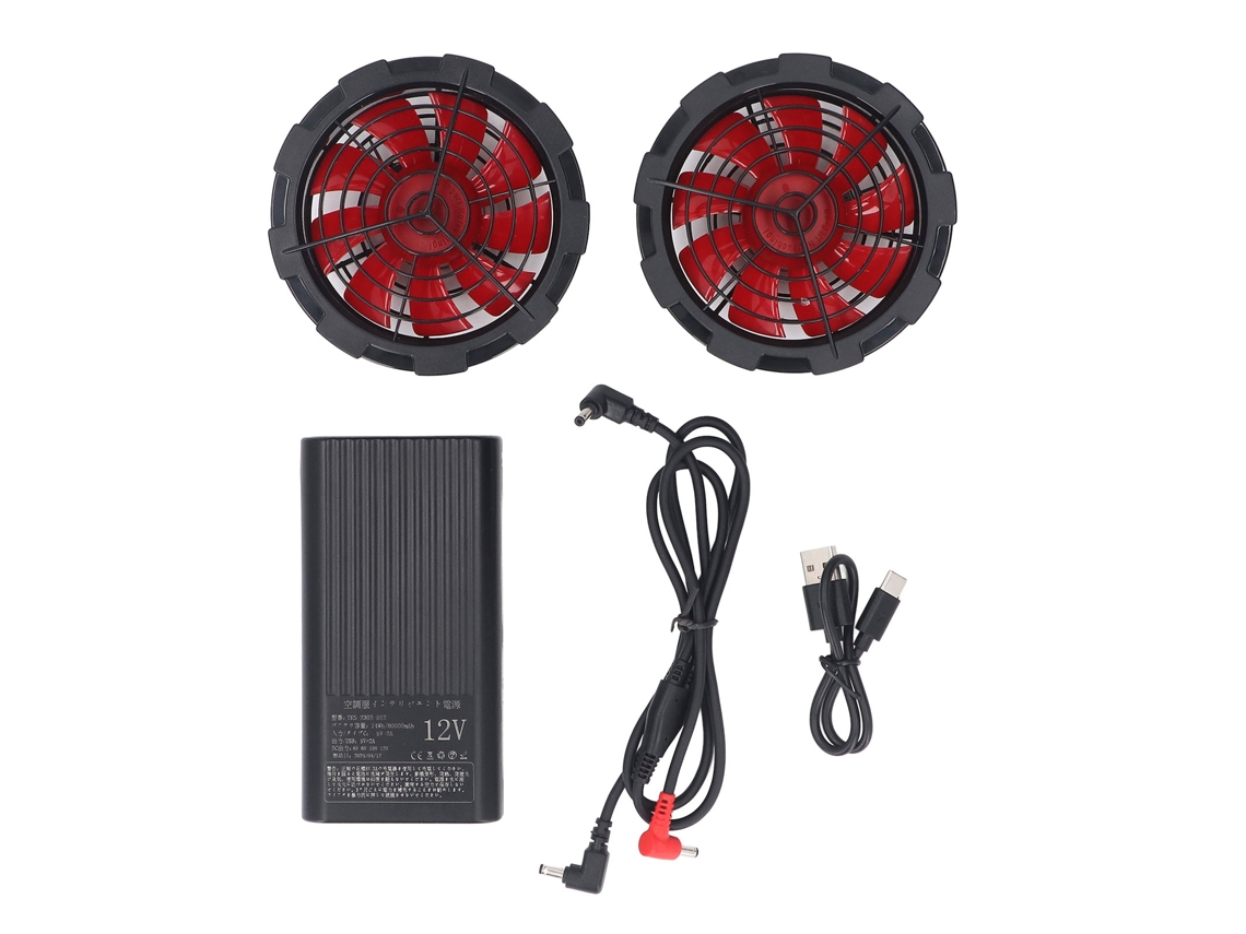 Vestuário Ar Condicionado com Ventilador Bateria 80000mah 12v