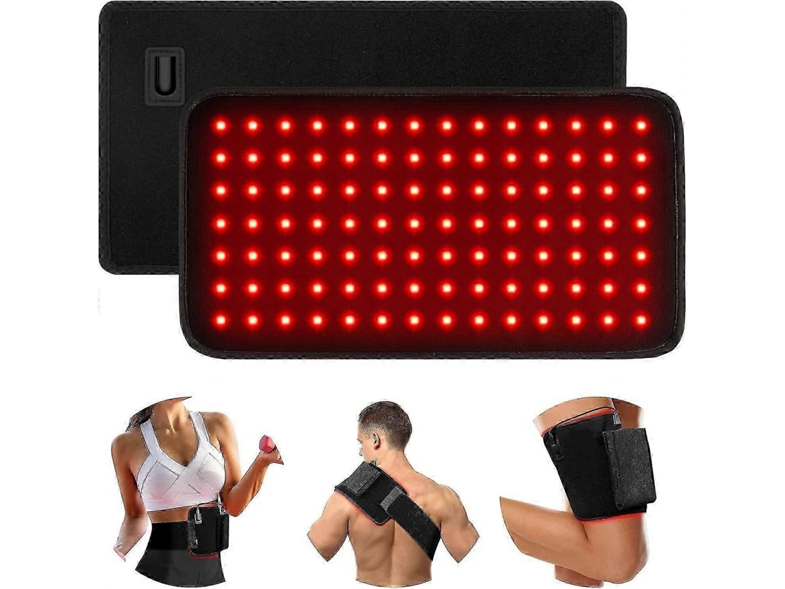 Cinto De Terapia Com Luz Vermelha Para O Corpo, Dispositivo De Terapia Com Luz Infravermelha, Faixa Vestível Flexível De Led Com Temporizador Par