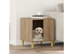 Vidaxl Casinha Para Cachorro Carvalho Artisian 44 X 42 X 49 Cm