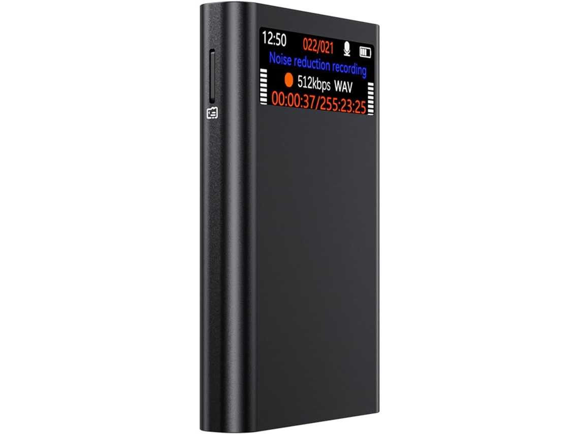 Gravador De Voz Digital Com Ecrã De 0,96 Polegadas, Gravador Com Controle De Voz E Reprodução, Reprodutor