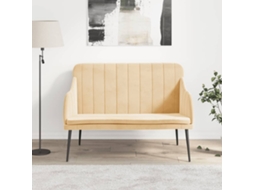 Bench, Benches Vidaxl Creme Veludo (n/a)