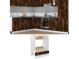 Armãrio P/ Forno Riga Deriv. Madeira Carvalho Fumado DKD HOME DECOR