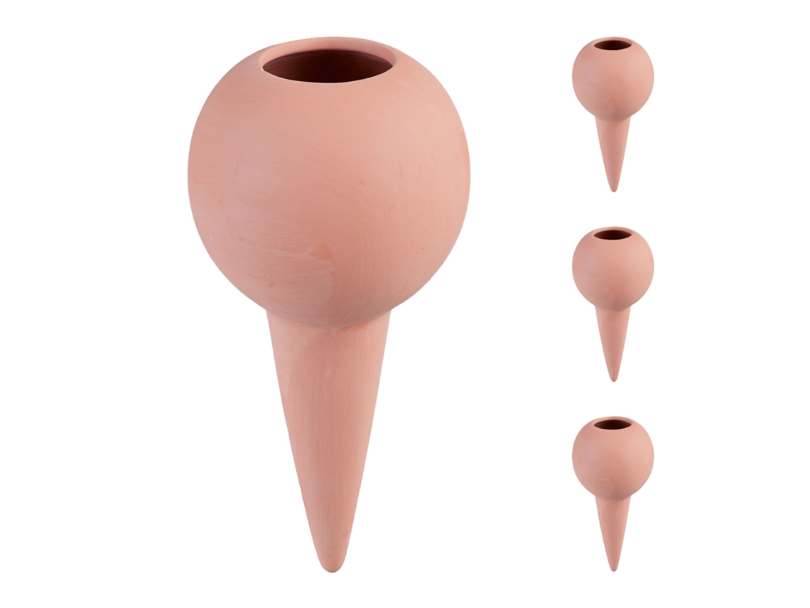 Conjunto De 4 Cones De Argila Para Irrigação