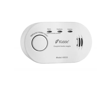 Detetor De Monóxido De Carbono Kidde K5co 10 Anos De Autonomia Alimentação Sem Fio Para Parafusar