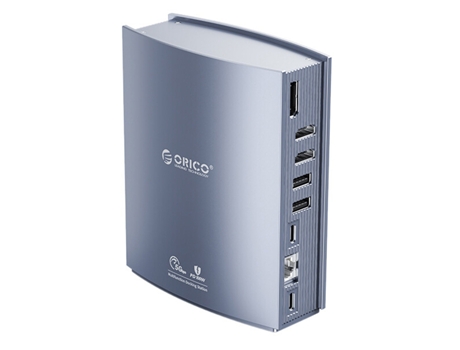 Adaptador ORICO Cdh-15N 15In1 Type-C a Aux 3.5Mm 1000Mbps Sd/Tf 2Type-C 2Usb3.0 4Usb2.0 Pd100W Dp1.4 2Hdmi para Huawei Mate40/P50 S20