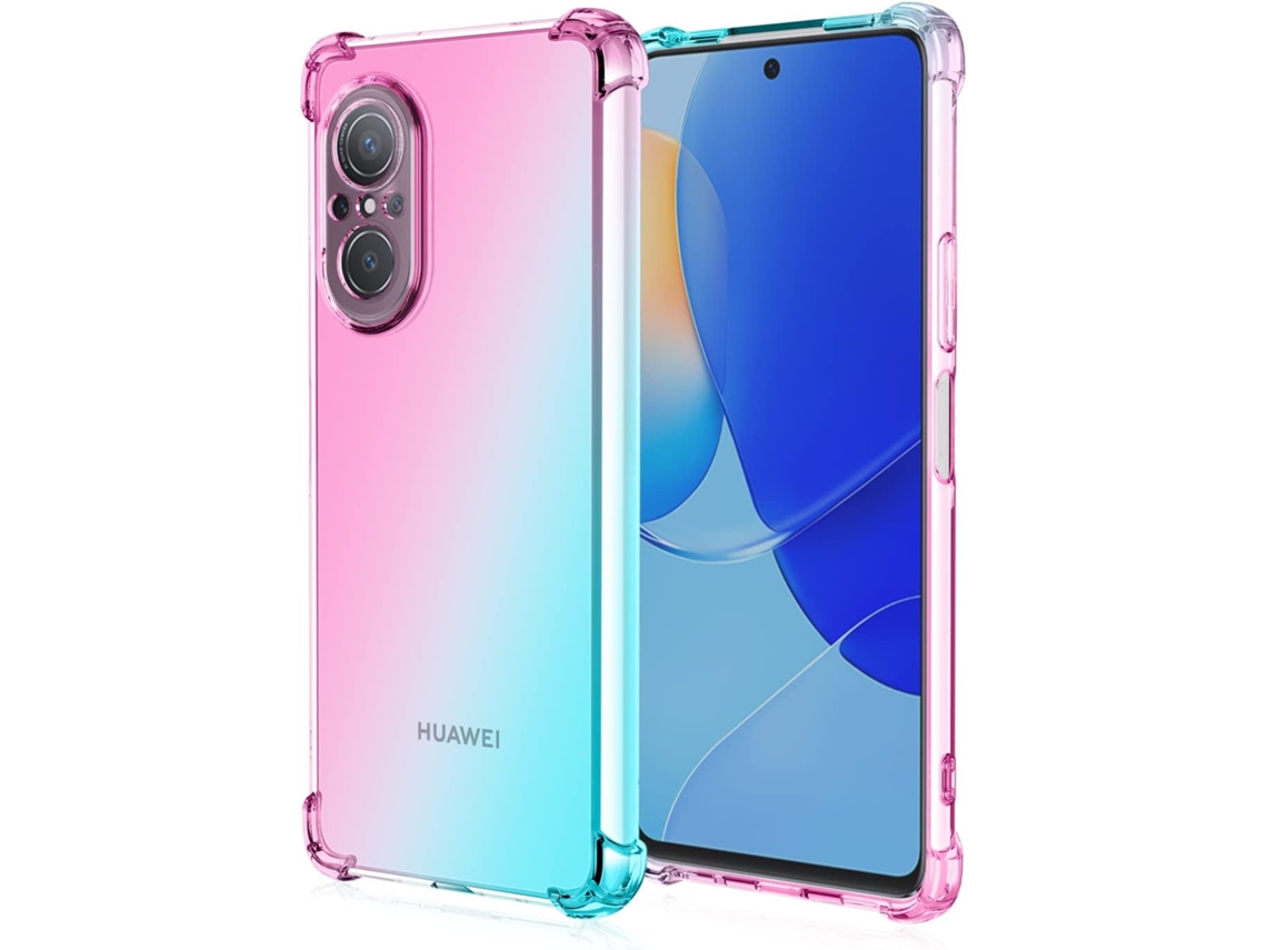 Capa Gradiente Párachoques para Huawei Huawei Nova 9 Se 6.78 HONGWE. Anti-Choque Resistente Transparente