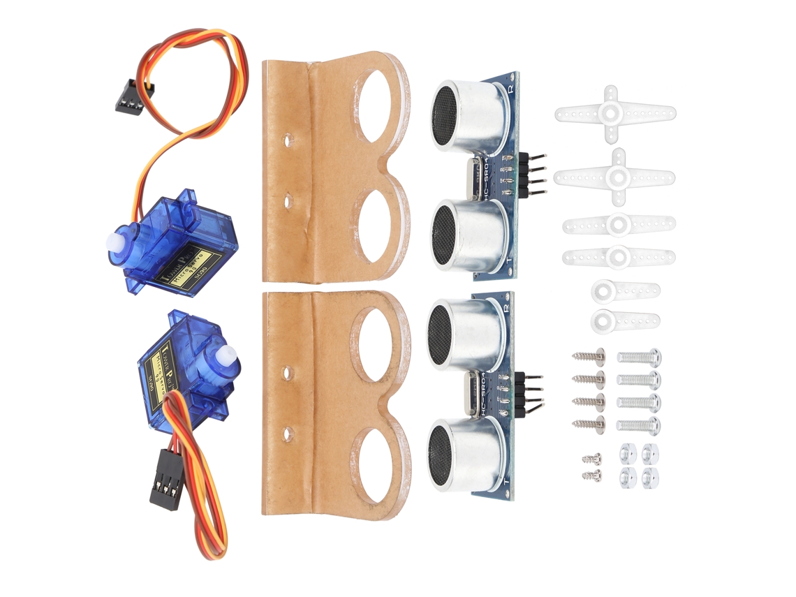 Kit De Carro Inteligente Diy Laxiscreed Com Medição Por Ultrassom E Componentes Eletrónicos