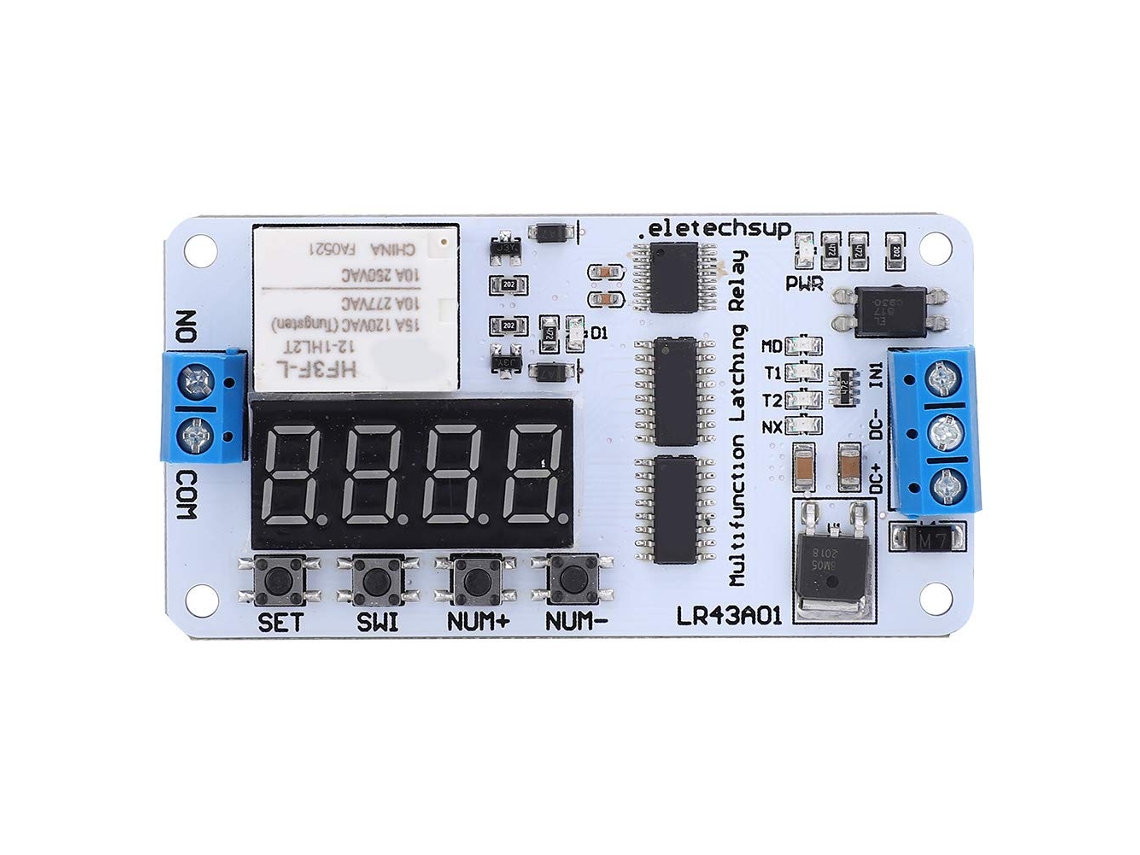Módulo De Relé Eletrônico Dc 12v Para Aplicações Intertravamento