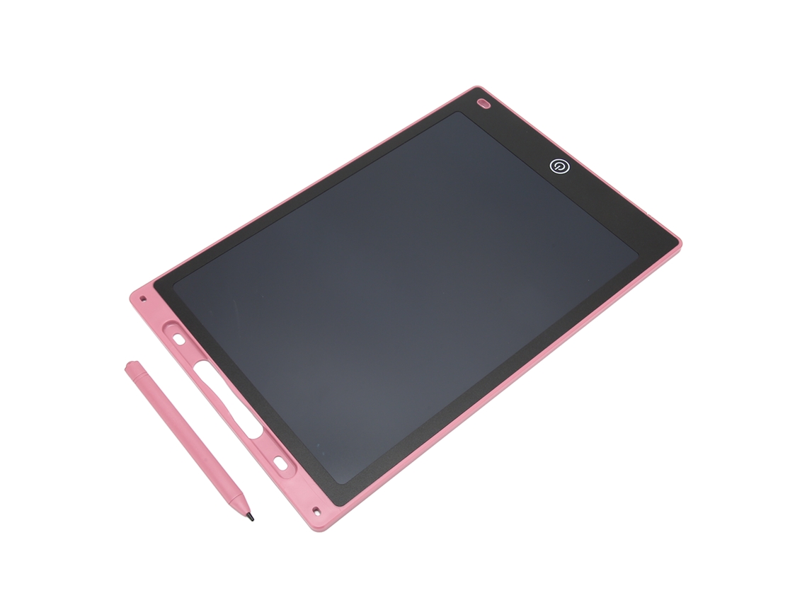 Tablet Lcd 12 Polegadas Para Crianças Rosa