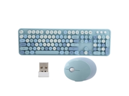 2026 conjunto de Teclado e Mouse Sem Fio 2.4ghz com 104 Teclas