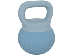 Kettlebell 6kg Areia Metal Pega Antiderrapante Azul Claro