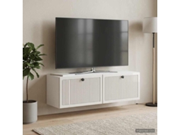 Vidaxl Gabinete de Tv de Parede Branco Brilhante 98 X 31 X 30 Cm