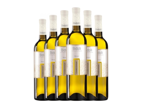 Vinho branco MARGHERITA & ARRIGO BIDOLI Chardonnay Friuli Grave (0.75 L - 6 Unidades)