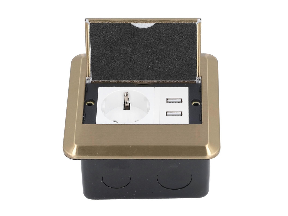Caixa De Juno De Mesa Para Sala De Conferncias, Tomada De Bancada Padro Com 2 Pinos E 2 Portas Usb, Ac250v Olysi Shop