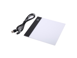 Caja De Luz Led Para Trazado A5, Tablero De Dibujo, Tableta De Copia Con Cable Usb