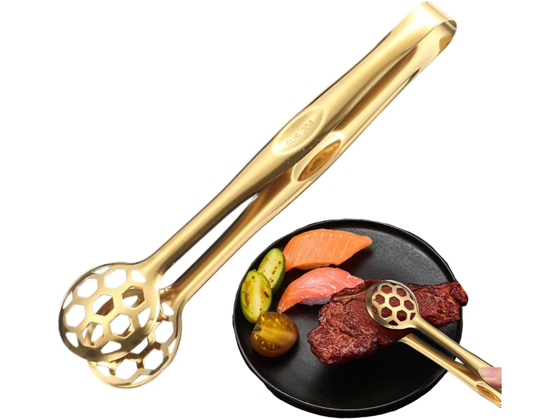 Pinça Para Servir Alimentos, Pinça De Aço Inoxidável Para Churrasco, Utensílios De Cozinha, Pinça Resistente Para