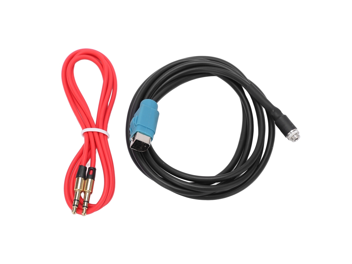 Cabo Adaptador Aux para Rádio Sem Fio Alpine Kce 237b com Entrada Auxiliar e Alta Velocidade AQUAFORGE