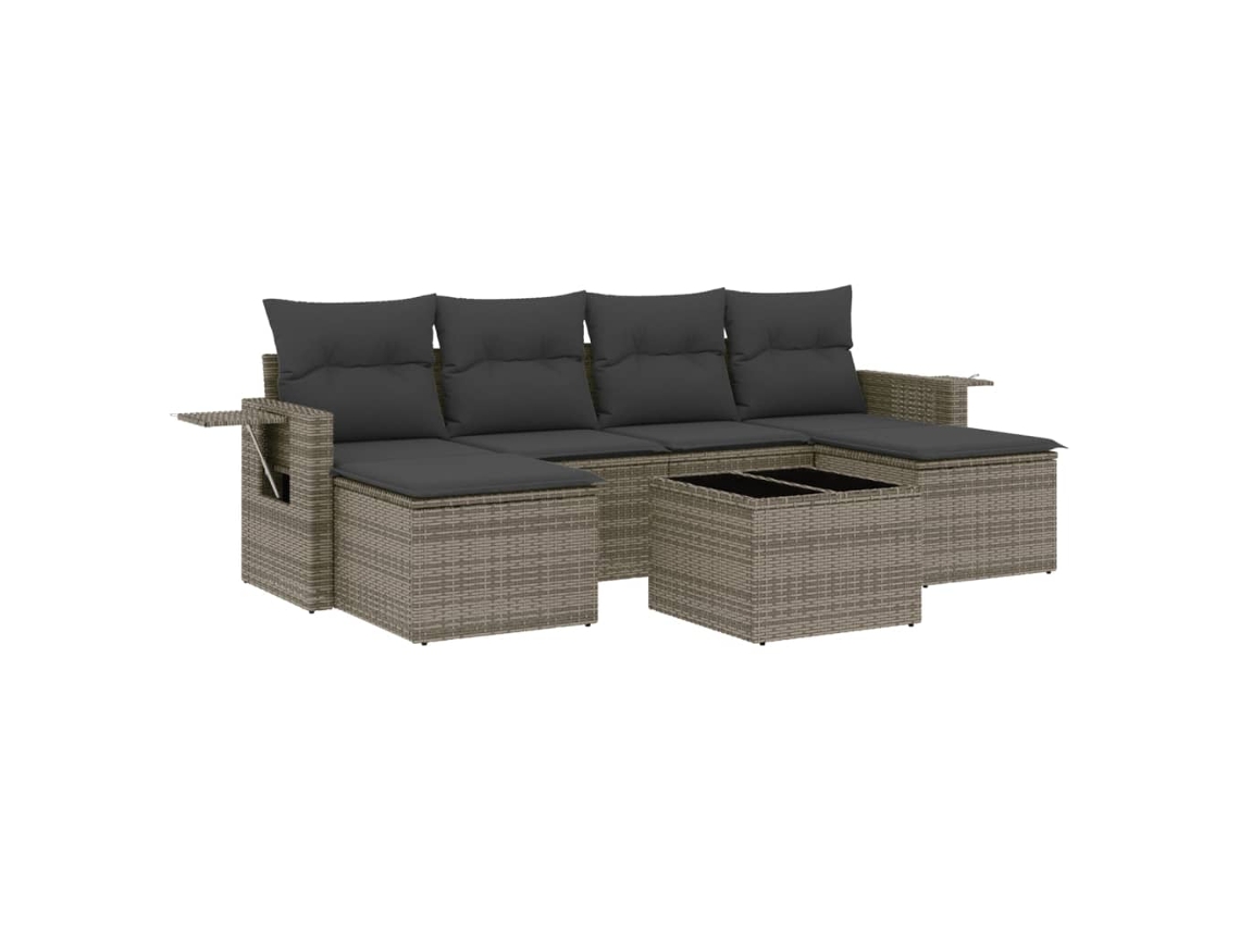 Garden Sofa Set, Garden Sofa Sets Vidaxl Cinzeto Rattan / Vime (n/a)