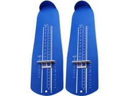Paquímetro Baluue, Modelo Americano, 2 Peças, Plástico Azul, Escala