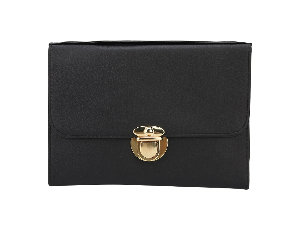Bolsa Portátil Para Armazenamento De Pinceis De Maquiagem Com Capacidade Para 28 Pinceis, Material Durável E Prática Para Viagens