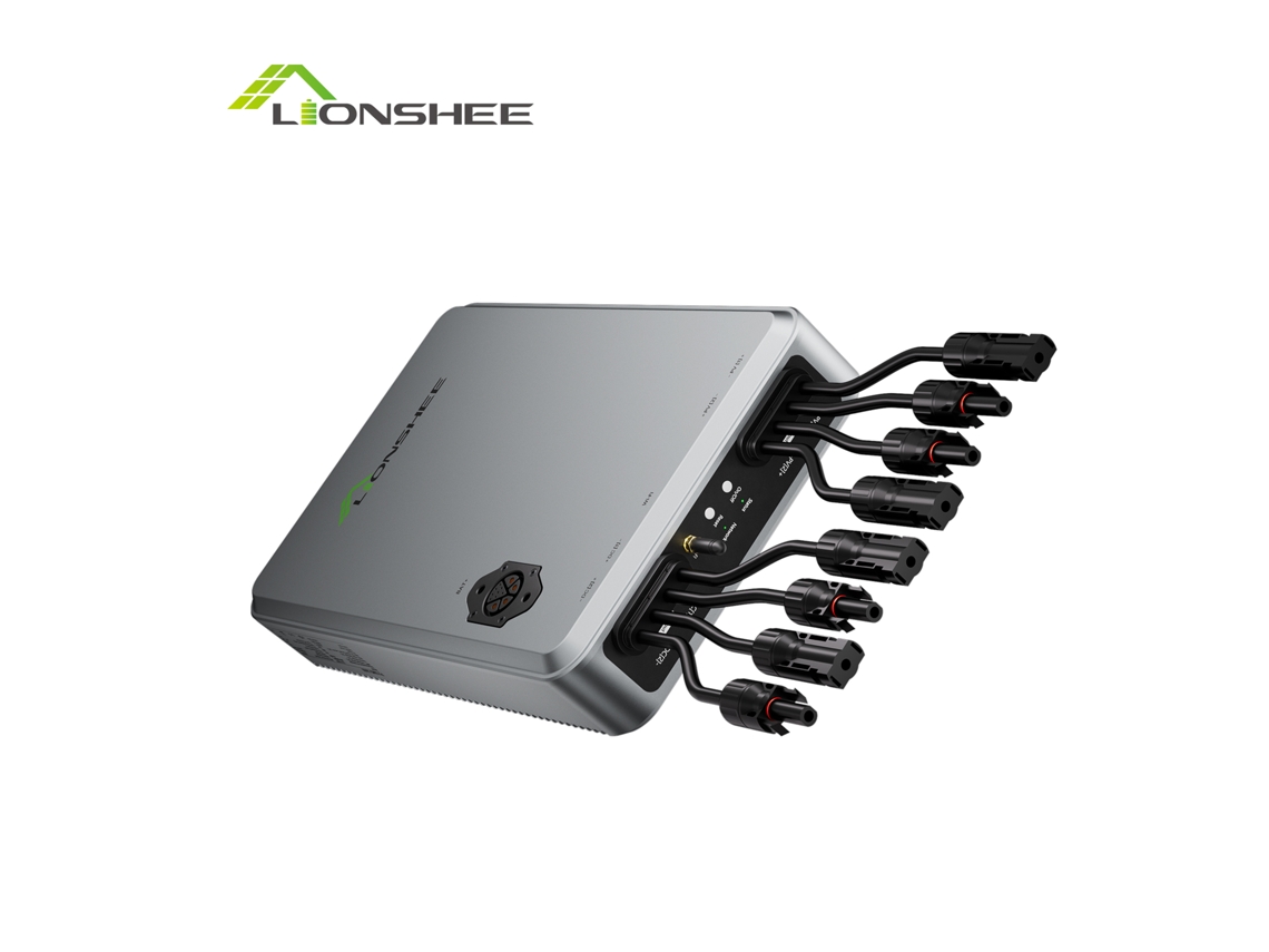 Lionshee Hub Energia Solar 1600w, Sistema Híbrido Com Bateria E Microinversores, Wi-fi, Ip65