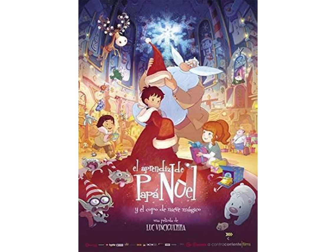 DVD L'apprenti Père Noël et le flocon magique (2013) / El Aprendiz De Papá Noel Y El Copo De Nieve Mágico (Edição em Espanhol)