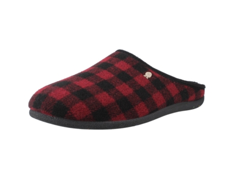 Sapatos de Homem HOT POTATOES Savannah Tecido Vermelho (40)