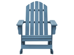 Maison Exclusive - Cadeira Adirondack De Baloiçar P/ Jardim Abeto Maciço Azul