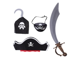 4 Unidades de Adereços de Desempenho Pirata ALLINLESS