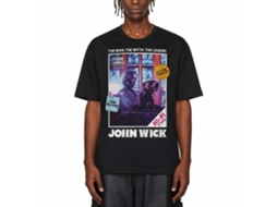 Rockinstone John Wick Vhs Cover Black Adult T-shirt Size:l