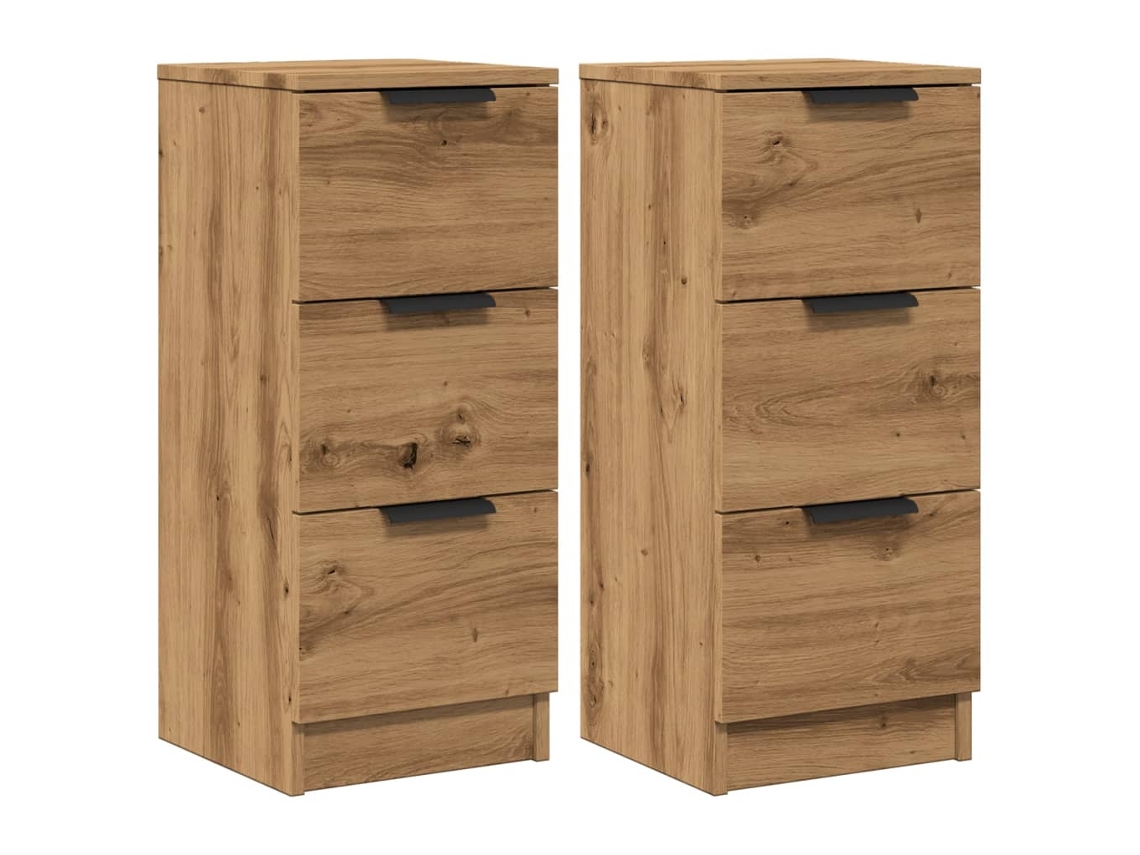 Sideboard, Sideboards Vidaxl Marrom Madeira Processada (n/a)