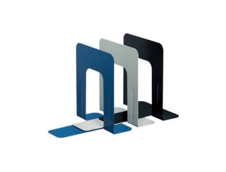 Livro Paq/2 Soporta Libros Metalico Base Antideslizante 22,8x15cm De Desconocido (espanhol)