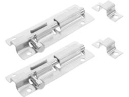 Baluue Conjunto De 2-trincos Deslizantes Em Aço Inoxidável Com Fuso Prolongado Segurança Portas Internas E