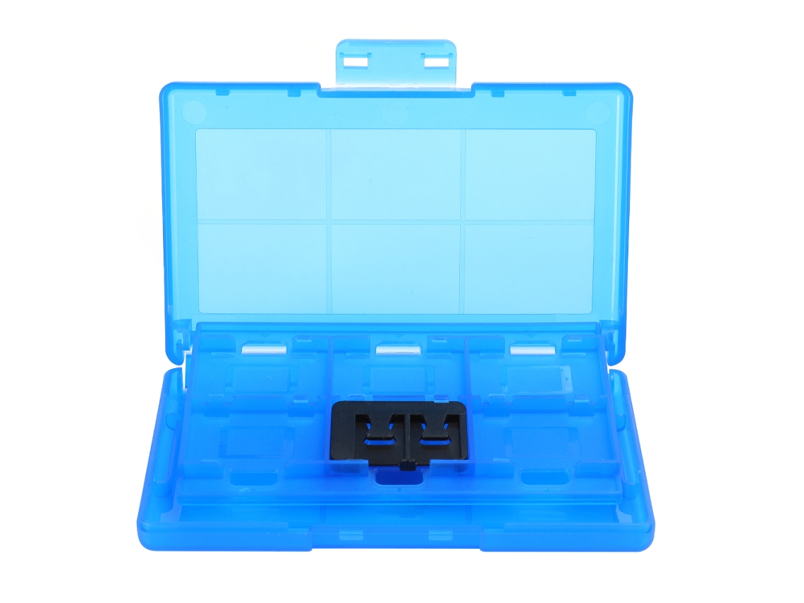 Estojo De Cartão 12-em-1 Nintendo Switch Cor Azul