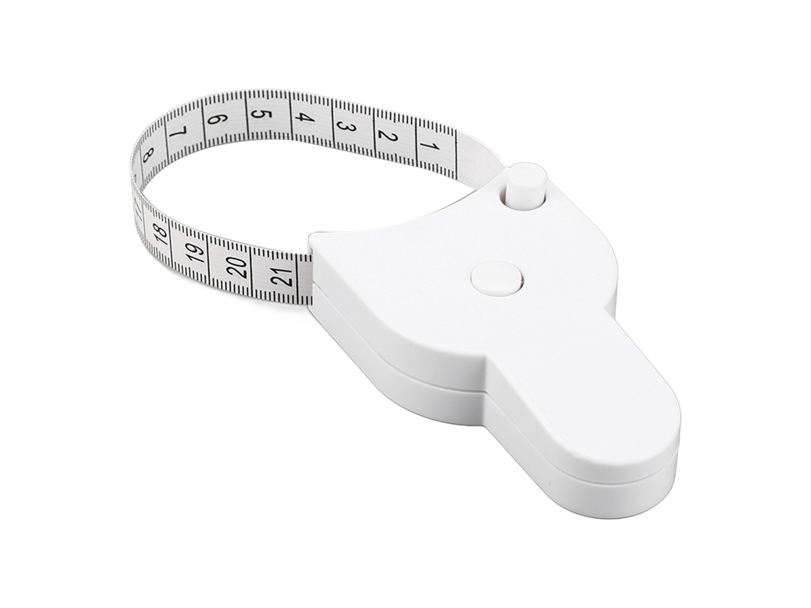 Fita Métrica Flexível Retrátil Com Escala Dupla Ferramenta Para Medir Circunferência Corporal*