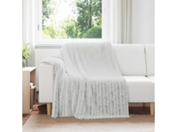 Vidaxl Manta Cinzento 200 X 150 Cm 0.8 Kg Lã