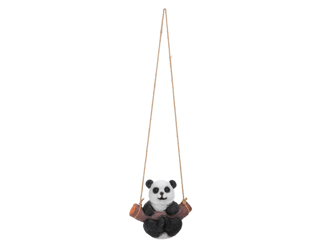Estátua de Panda em Balanço de Resina | S/MARCA