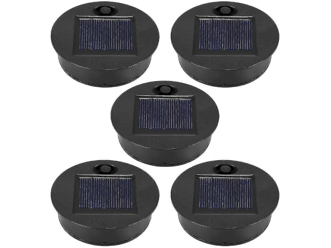Pacote Com 5 Peças De Reposição Para Lâmpadas Solares , 7 Leds B Aquaforge (tamanho Superior 2,76 Polegadas, Tamanho Inferior 2,36 Polegadas)
