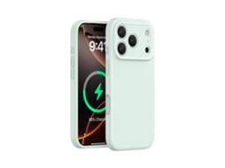 (verde Claro, Iphone 16 Plus) Capa Magnética De Silicone Líquido Para Iphone, Cobertura Total Com Aberturas Precisas E Botões Integrados.