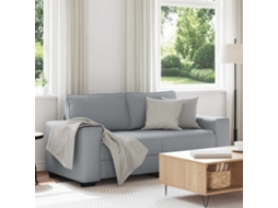 Vidaxl Sofá De 2 Lugares Em Tecido 180x77x82 Cm Cinzento-claro