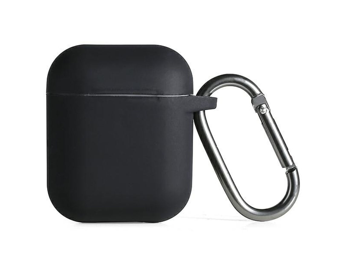 Capa Zruxe Para Airpods 1/2 Tpu Preta (proteção Integral, Compatível Com Airpods 1 E 2)
