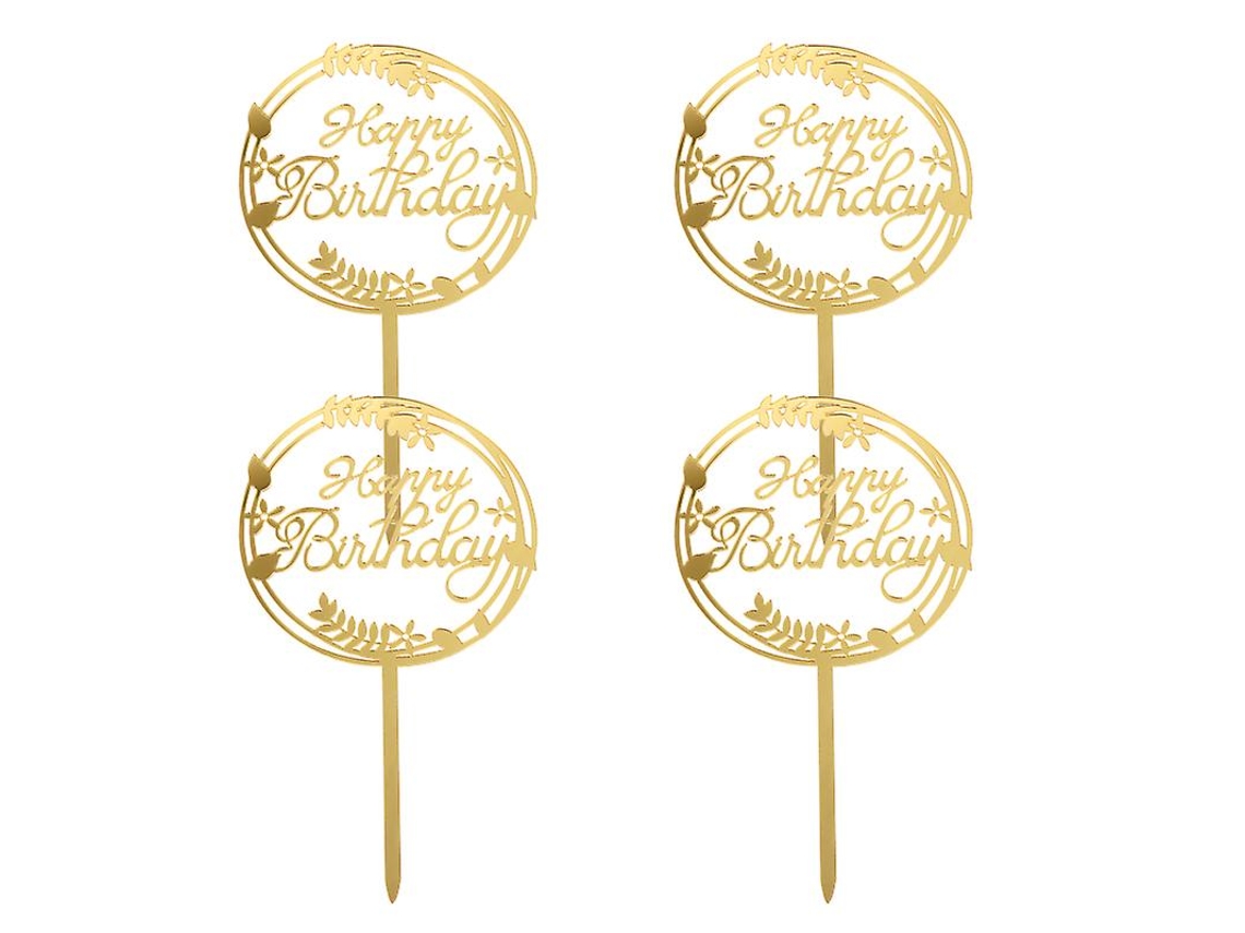 4pcs Toppers De Bolo De Casamento