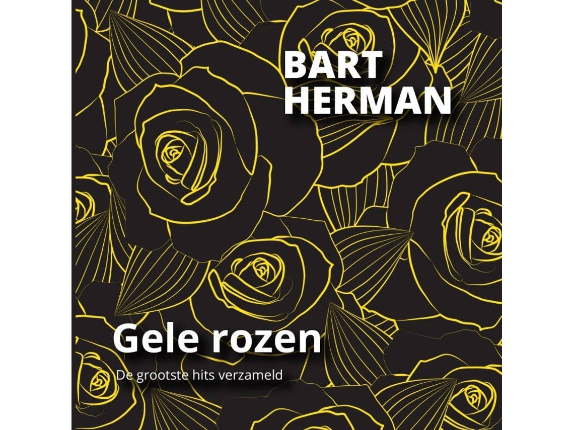 CD Bart Herman - Gele Rozen (De Grootste Hits Verzameld)