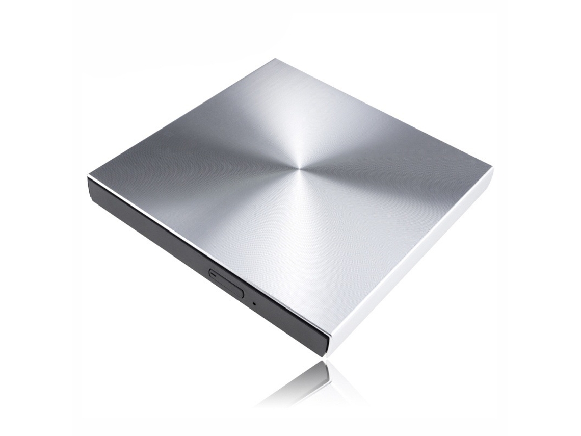 Leitor Dvd Externo Usb 3.0 Alumínio Gravador Cd Rom Portátil Computador CHARM