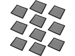 Conjunto De 10 Peças De Capas De Filtro De Pvc Flexíveis E Duráveis Para Ventiladores De Pc, Proteção Gokoco