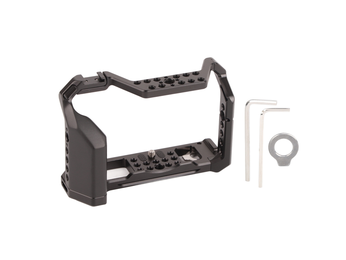 Aluminum Alloy Camera Protective Cage Film For Fuji X‑t4 Camera With Cold Shoe Mount LAXISCREED