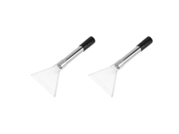 2x Universal Carpet Cleaner Nozzle with Steel Pipe Adapters